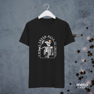 What fresh hell is this (Black Unisex Tees)
