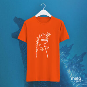 Godzilla Cartoon (Orange Street T-Shirt)