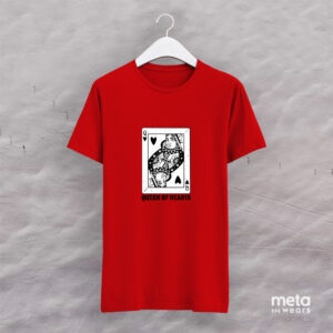 Queen of hearts (Red Unisex T-Shirt)